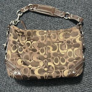 Vintage Coach Carly Optic Signature Y2K Hobo Bag